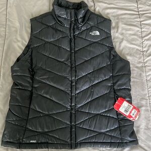 The north face vest black women’s xl aconoagua 550 authentic